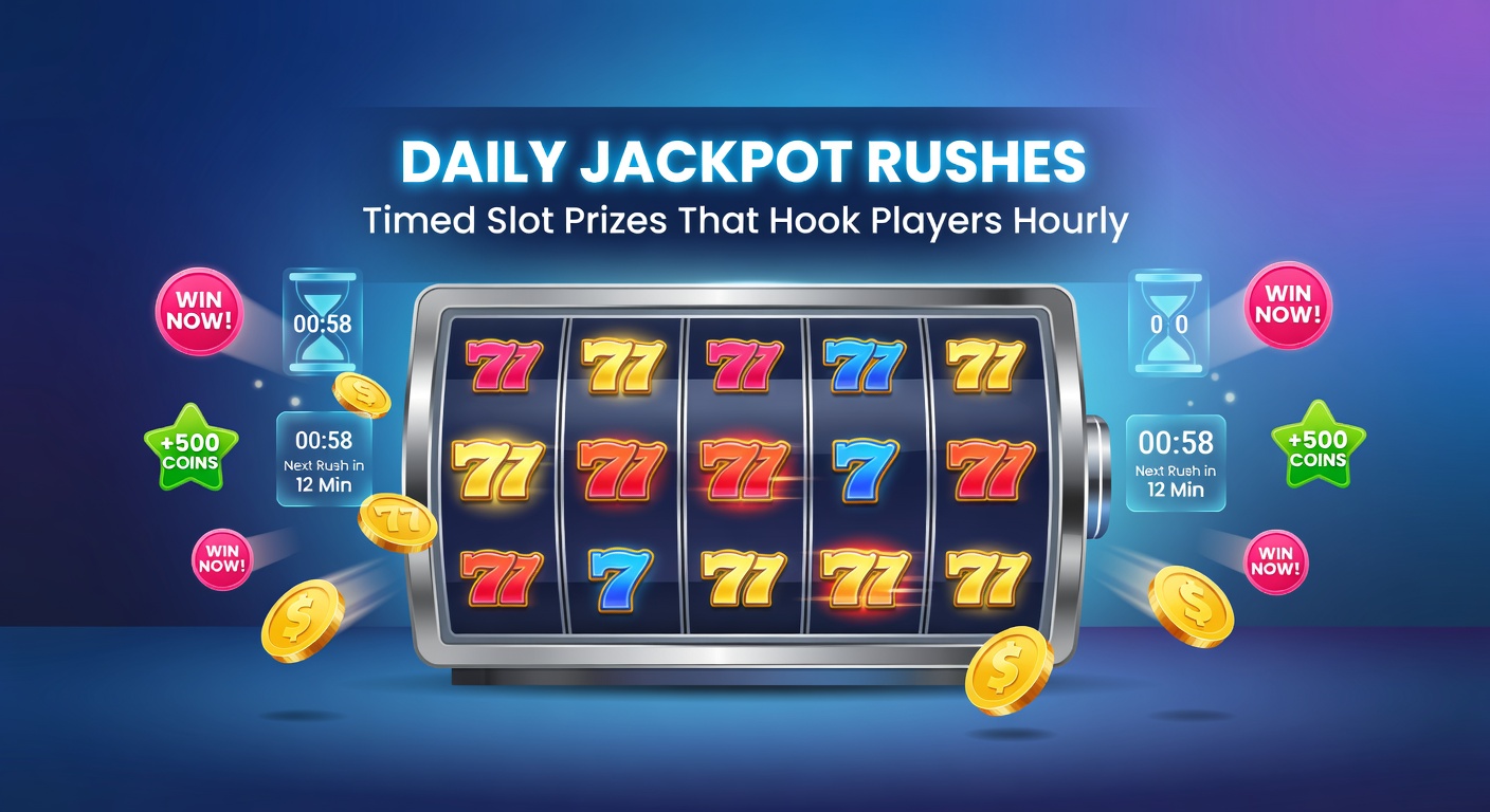 Ein dynamisches Slot-Spiel mit aufsteigendem Jackpot-Zähler, der stündlich resetet und Spieler zur Jagd antreibt