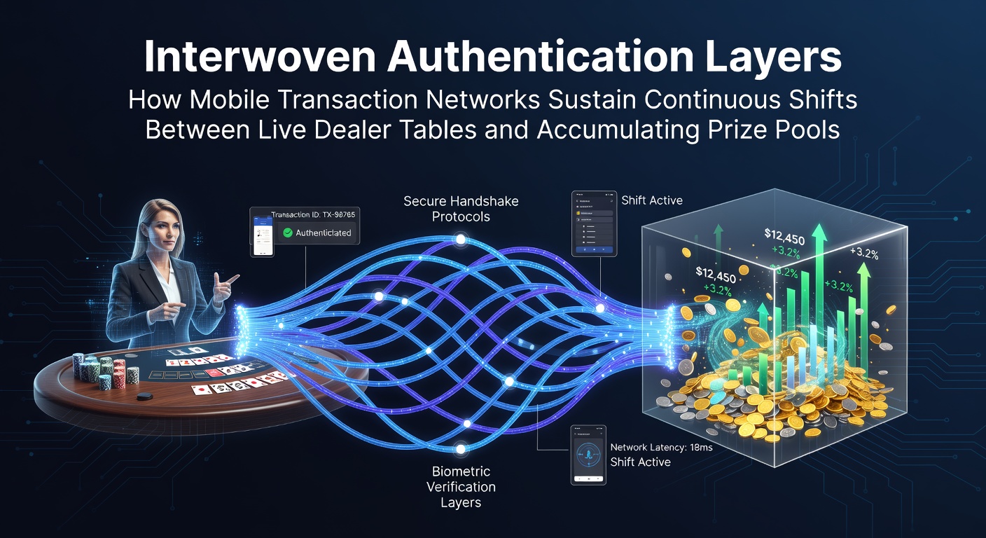 Mobile Transaktionsnetzwerke mit Authentifizierungsschichten für Live-Casino-Übergänge