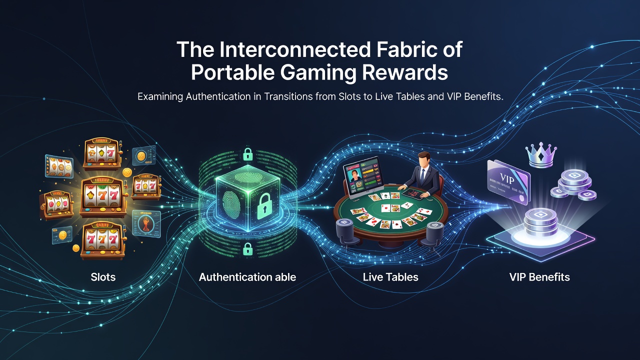 Darstellung vernetzter Authentifizierungssysteme in mobilen Casino-Plattformen mit Übergängen zwischen Spielmodi